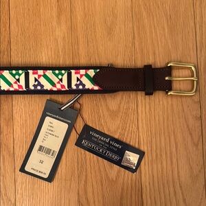 Vineyard Vines Men's Belt, Kentucky Derby collection